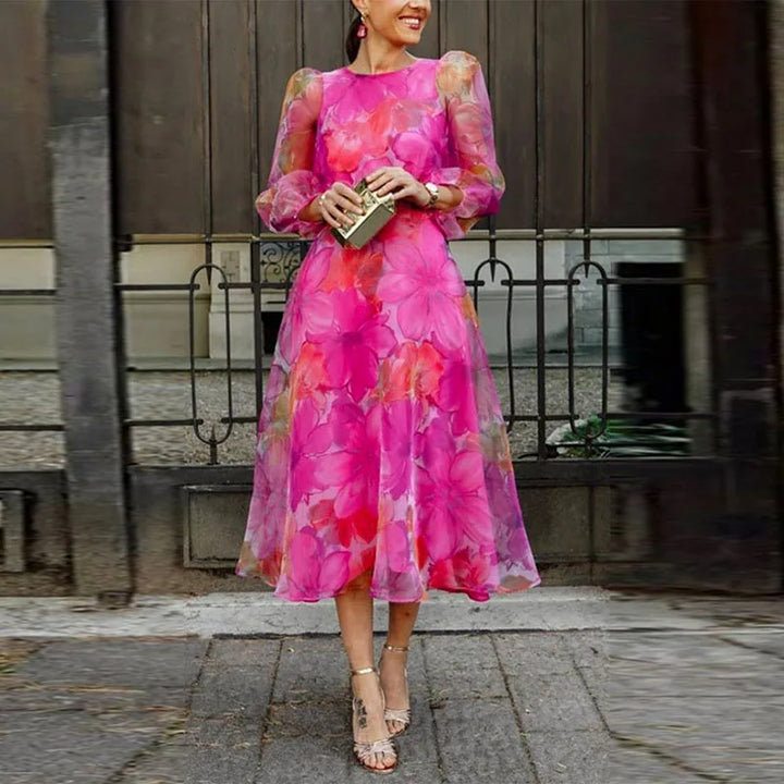 ROSA – FLORAL MIDI DRESS
