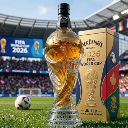 2026 FIFA World Cup Special Edition Whiskey Bottle