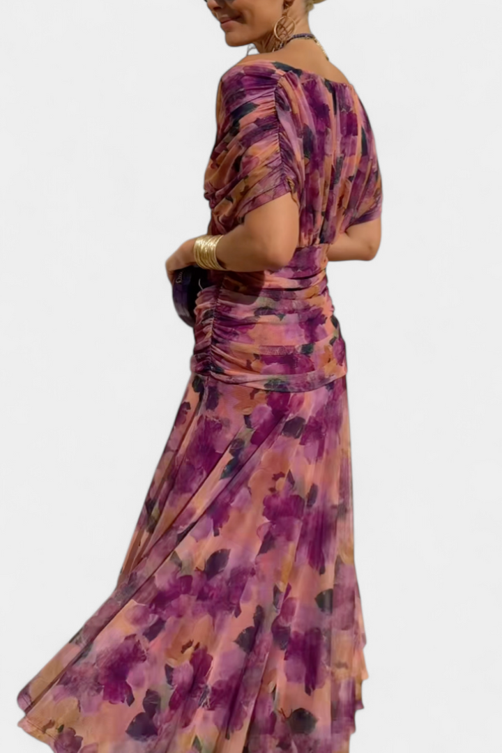Carina | Airy Grace Floral Dress