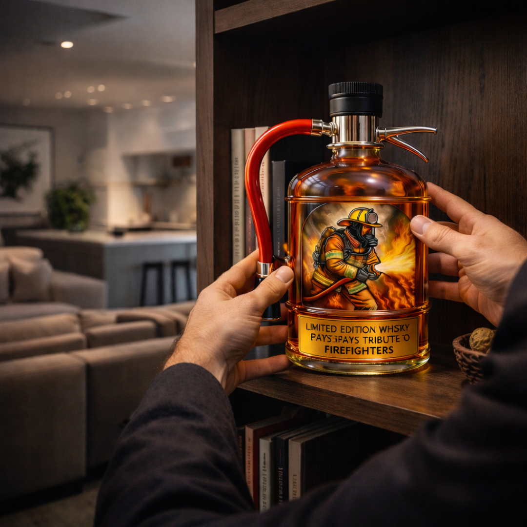Whiskey Bottle - Fire Extinguisher Edition