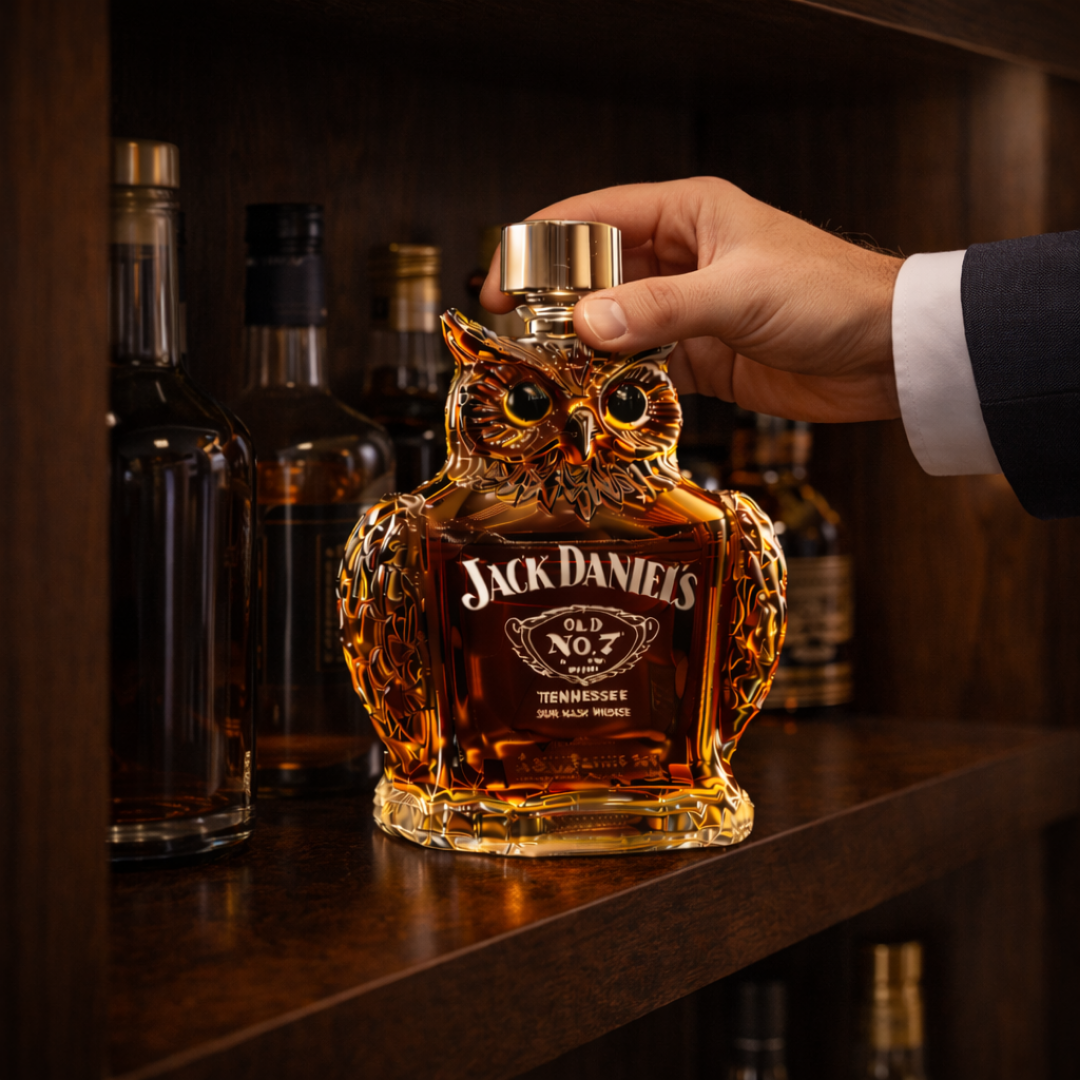 Whiskey Bottle - Owl Edition