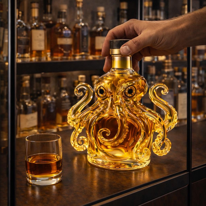 Whiskey Bottle - Octopus Edition