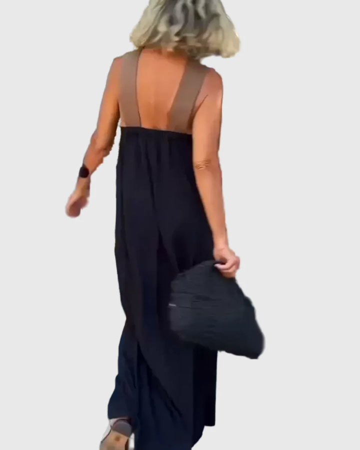ELLA – CROSS-STRAP MAXI DRESS
