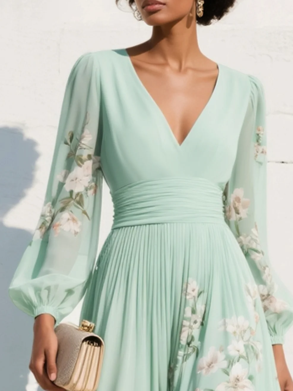 Lona | Floral Midi Dress