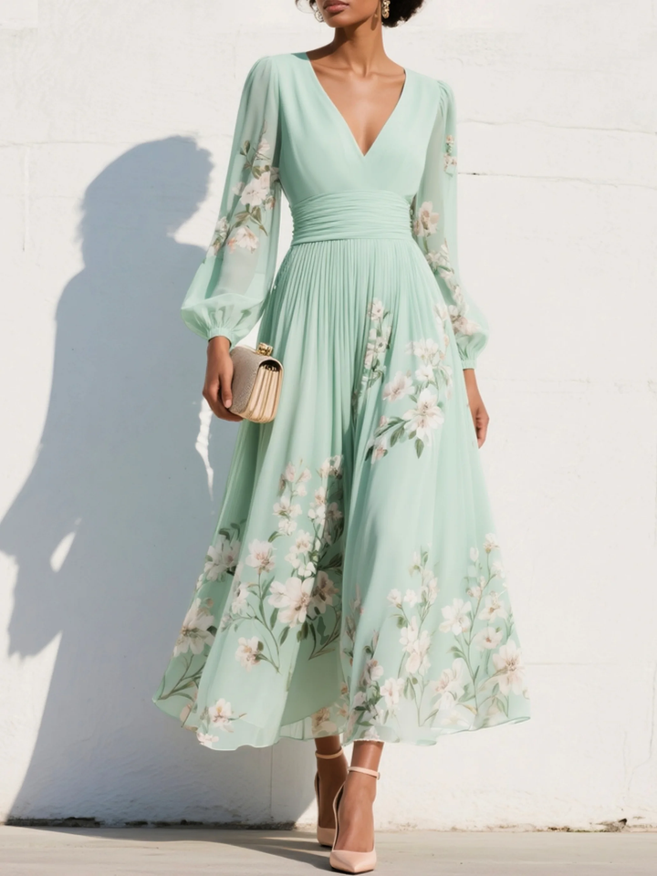 Lona | Floral Midi Dress