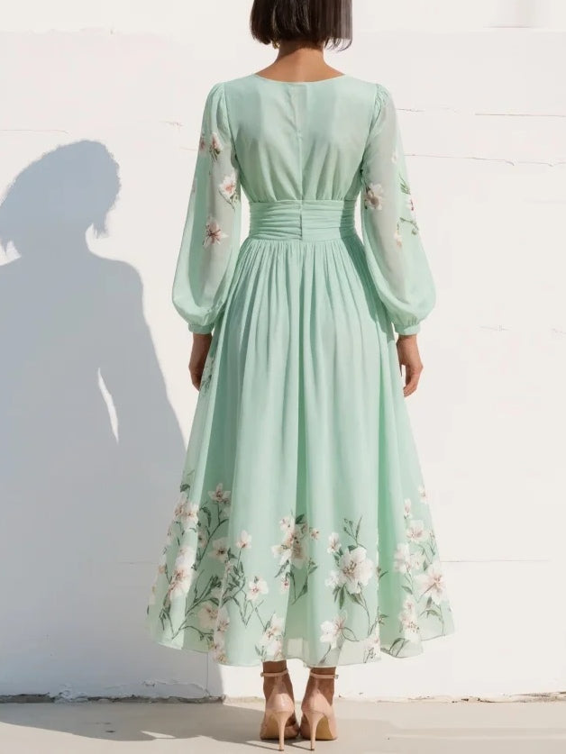 Lona | Floral Midi Dress