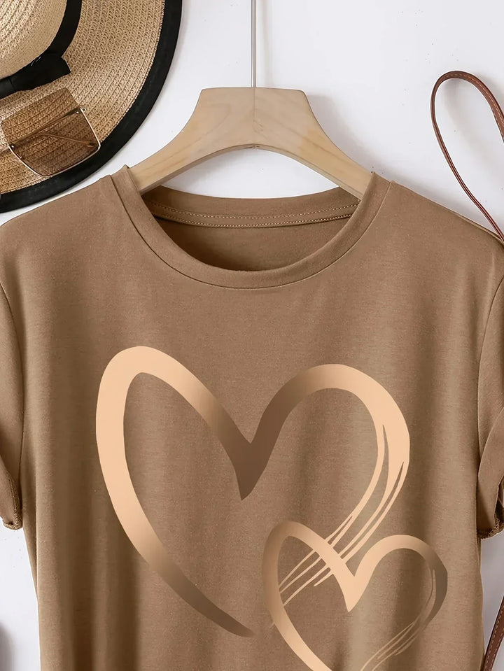 TRACEY – HEART GRAPHIC TEE