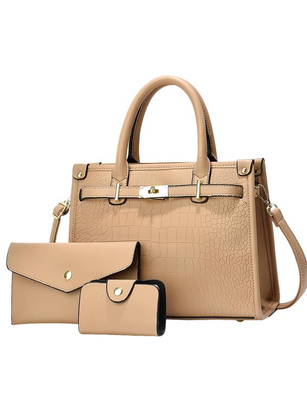 CATRIONA | CROCODILE EMBOSSED CROSSBODY HANDBAG SET
