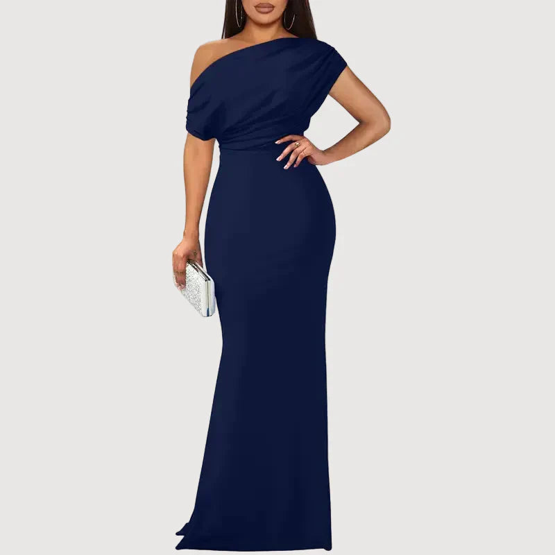 JASMINE – ONE-SHOULDER MAXI DRESS