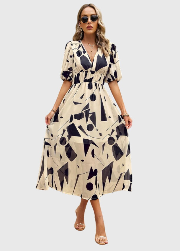 Navi | Flattering Floral Midi Dress