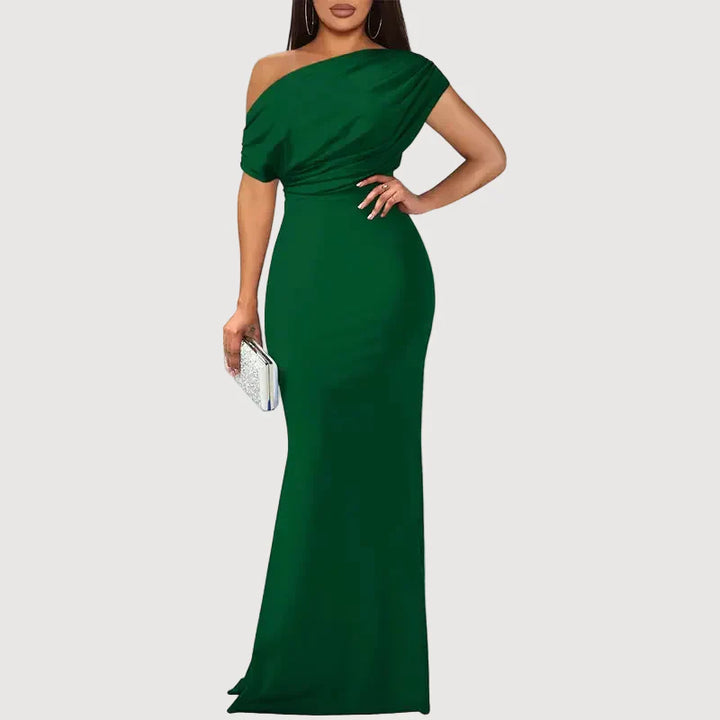 JASMINE – ONE-SHOULDER MAXI DRESS