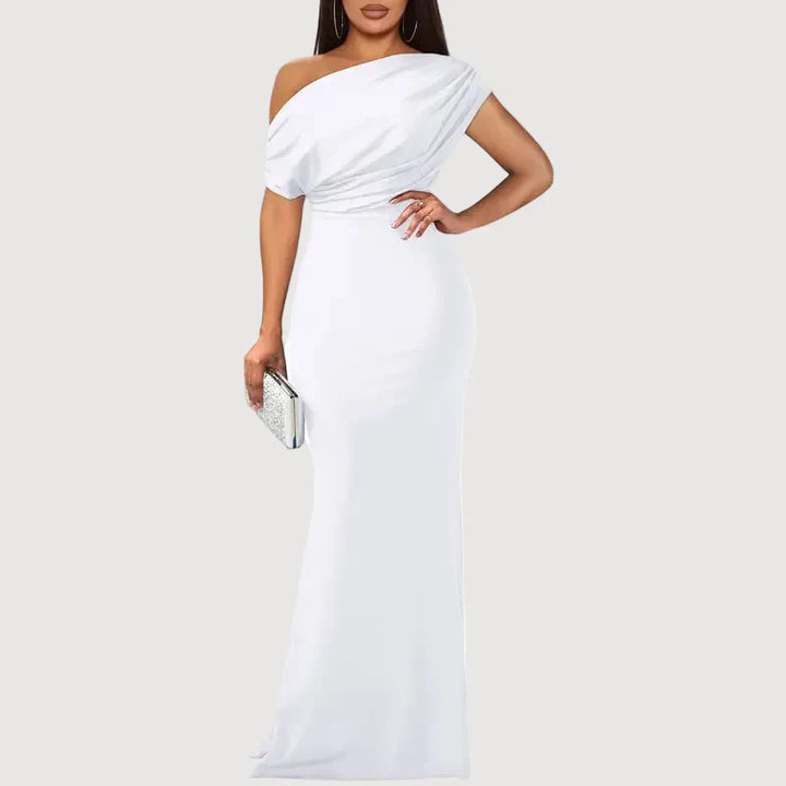 JASMINE – ONE-SHOULDER MAXI DRESS