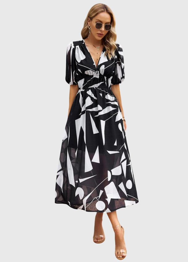 Navi | Flattering Floral Midi Dress