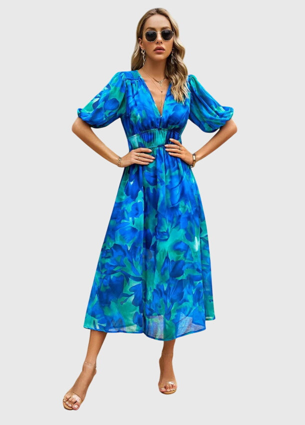 Navi | Flattering Floral Midi Dress
