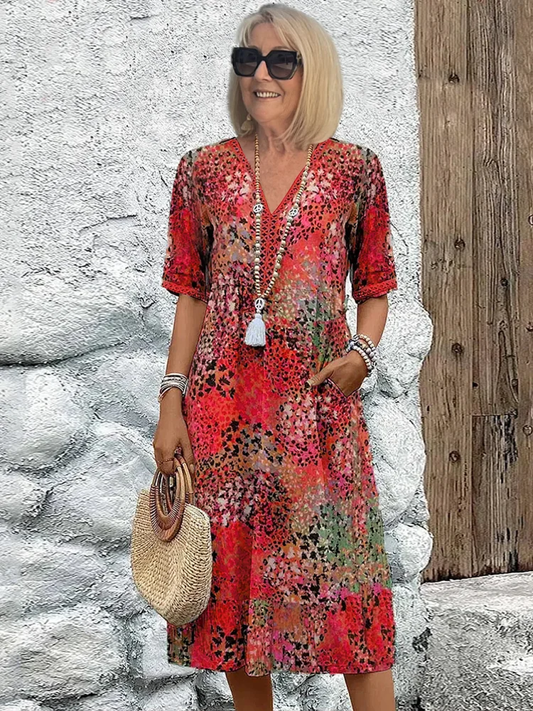 CAITLIN | EFFORTLESS MIDI DRESS