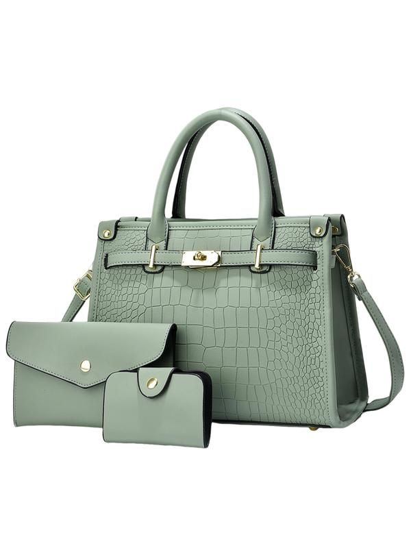 CATRIONA | CROCODILE EMBOSSED CROSSBODY HANDBAG SET