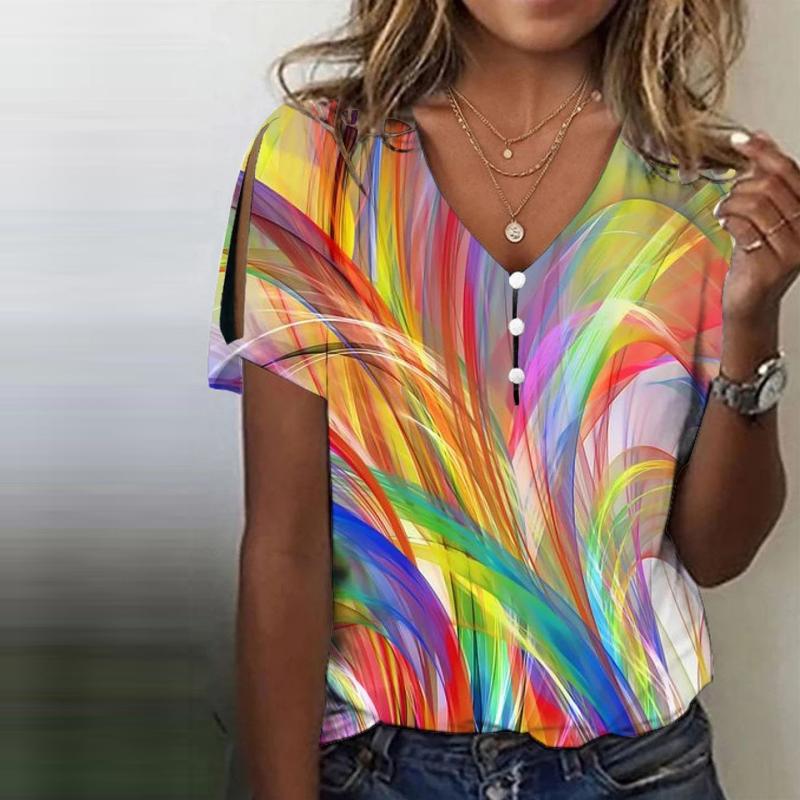 Barbara - Colourful Gradient Blouse