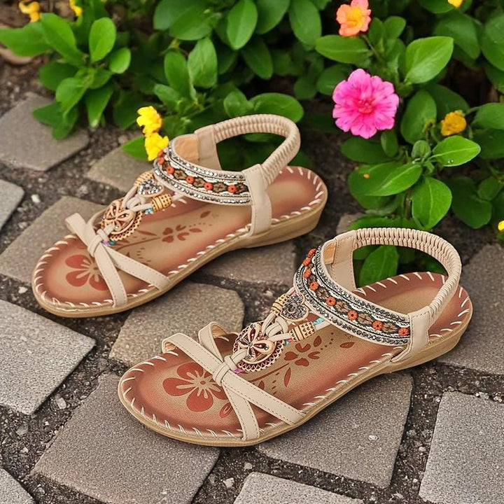 Allegra - Embellished Gladiator Sandals