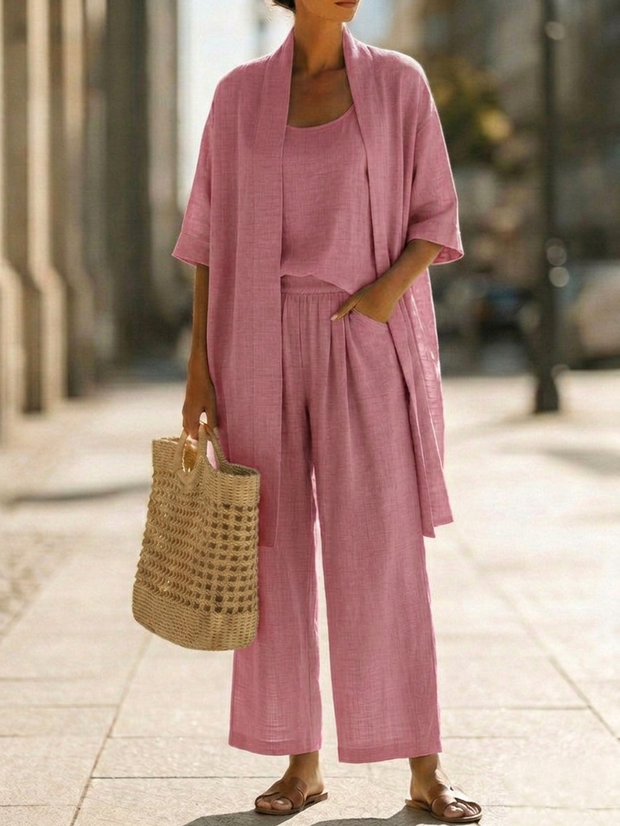 Beatrice | Lightweight Linen Set
