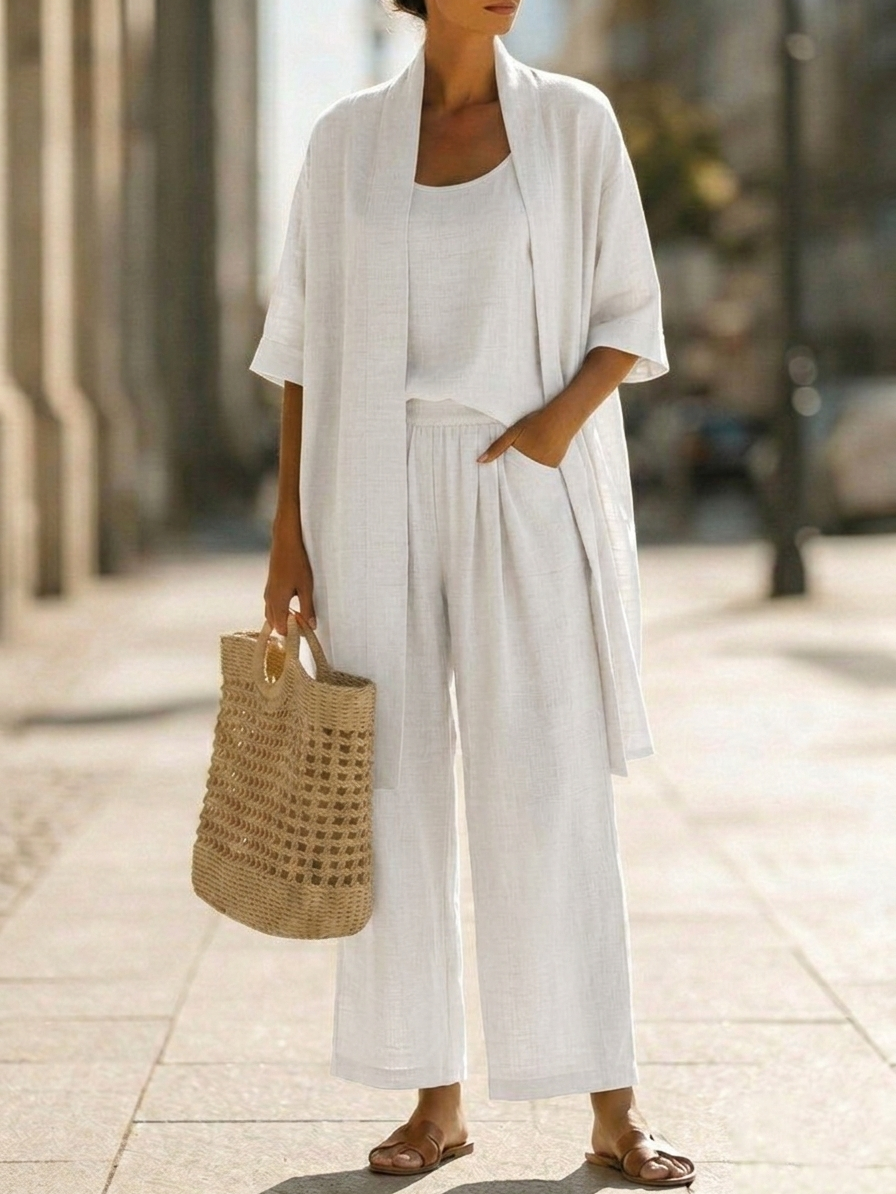 Beatrice | Lightweight Linen Set