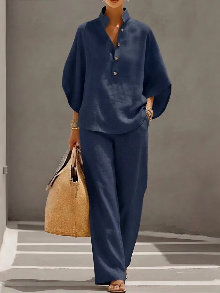 Susan – Linen Cotton Two-Piece Set