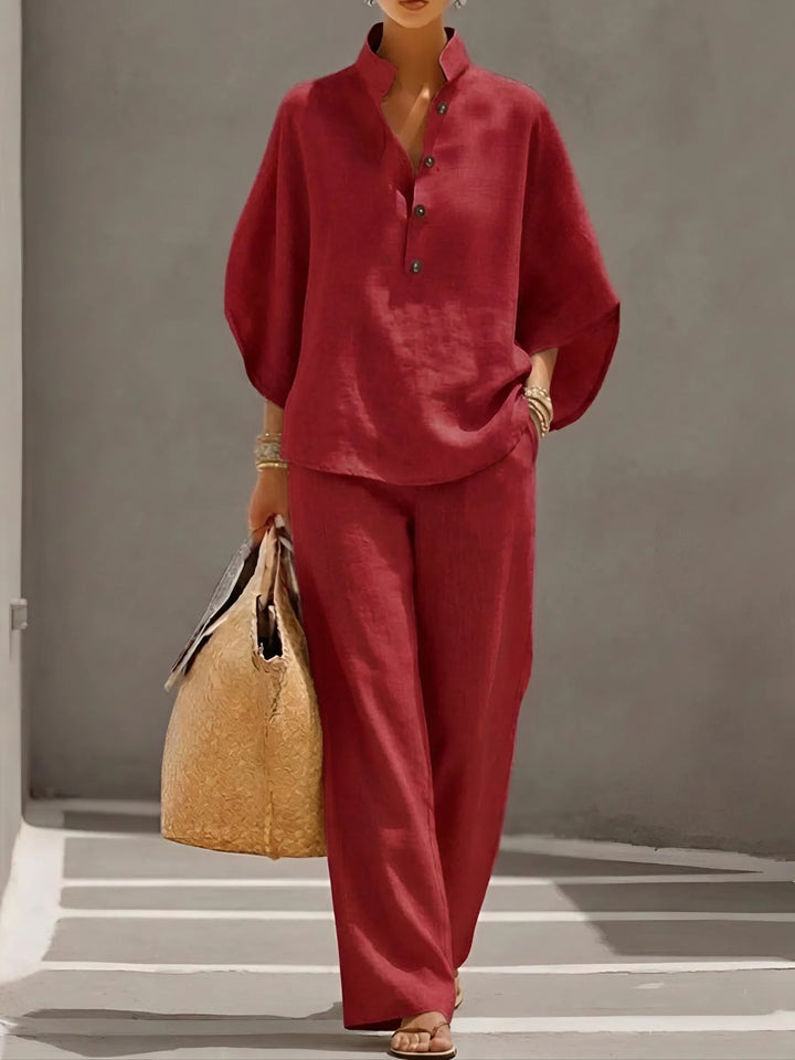 Susan – Linen Cotton Two-Piece Set